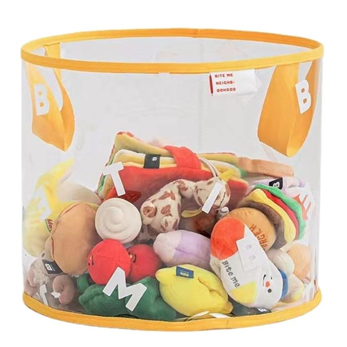 PVC Toy Storage Organizer Bag for Pet Toys Home Organization
