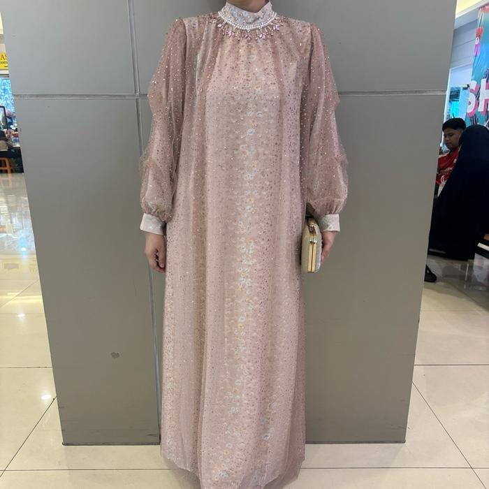 dress gamis raya |  gamis raya mewah | dress raya 2026