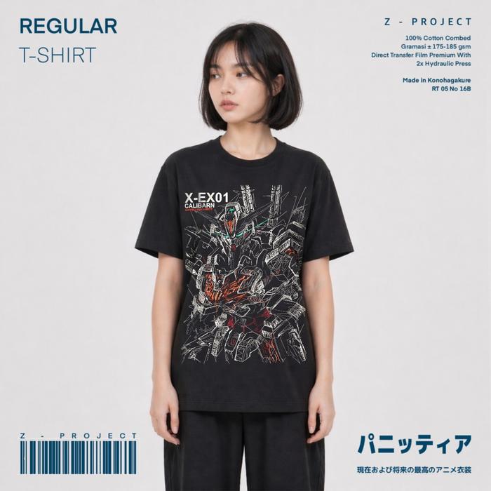 Zetproject | Calibarn Kaos Anime Regular Fit Lengan Pendek