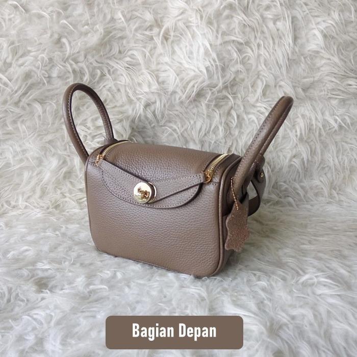 TAS PESTA LINDY UKURAN 20 MINI BAG BAHAN KULIT ASLI