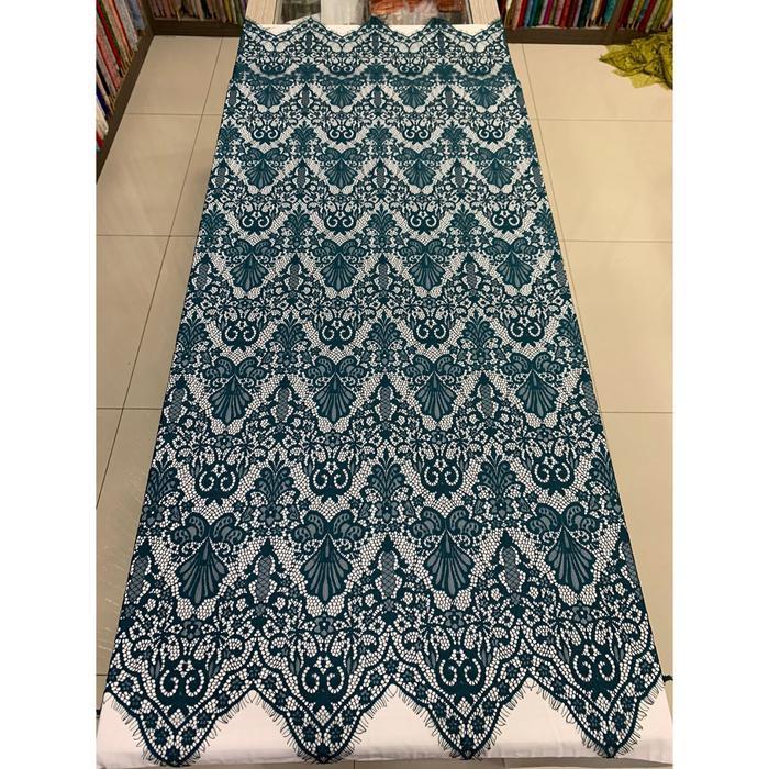 PRODUK TERBATAS Bakal Kain Bahan Kebaya Brokat Semi Prancis Swiss Panel Katalog 1