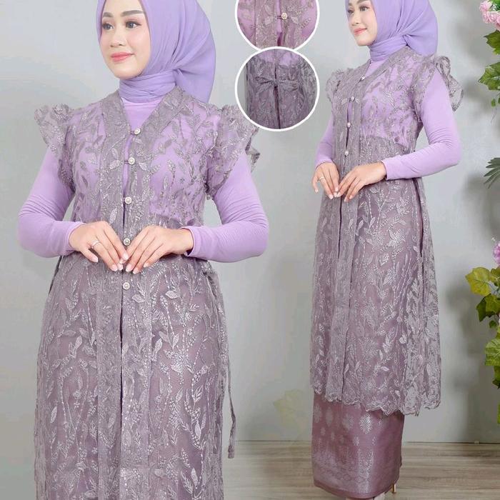 OUTER MAHALINI OUTER KONDANGAN OUTER MODREN OUTER KEKINIAN Gamis Muslim Wanita Pesta Lebaran Dewasa 