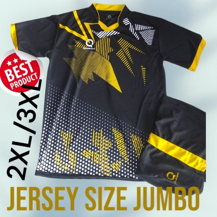 BAJU SETELAN JERSEY BOLA KAOS FUTSAL VOLLY BADMINTON SIZE JUMBO