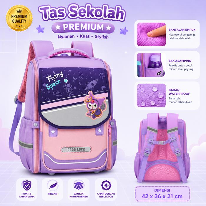 513# Bisa COD Tas Ransel Sekolah Anak-anak Ransel Kartun Anak Tas Sekolah Kapasitas Besar Tas Punggu