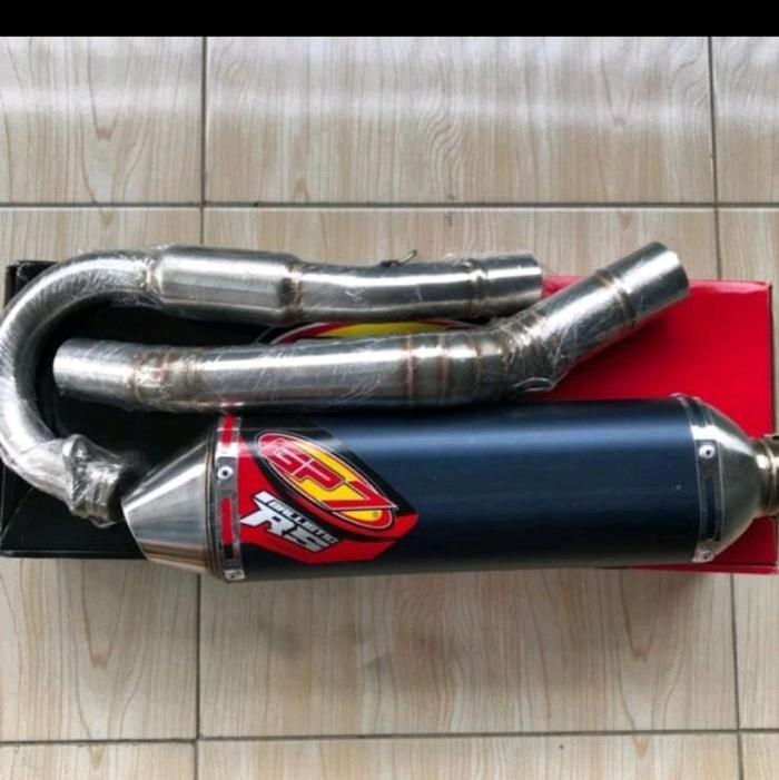 knalpot gp7 original standar pabrik