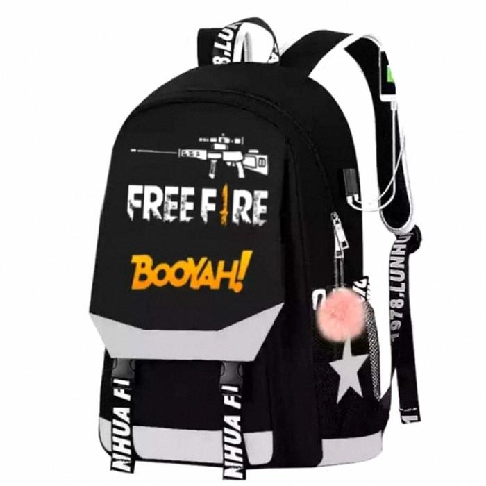 GGS Tas Ransel Sekolah Anak laki laki Karakter freefire dan Super Hero Murah | Hot Item