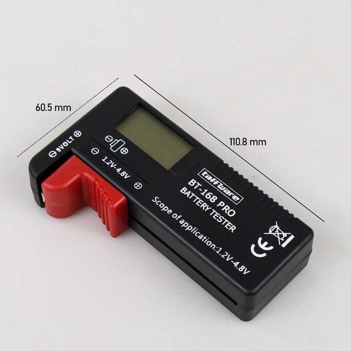 Tester Baterai Capacity Checker 18650 AA AAA - BT-168 Pro