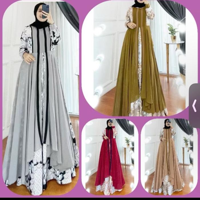 Betari Dress Gamis Fenta House Original premium