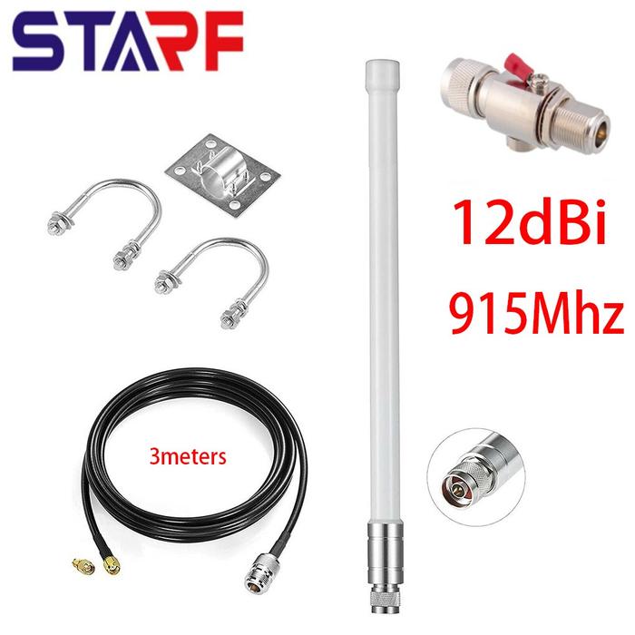 For RAK Nebra Bobcat Helium Hotspot Miner 12dBi Antenna Kit 868Mhz