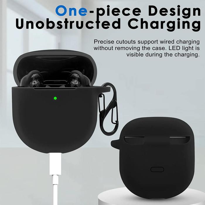 Case Casing Cover Silicone Protective Bose Quietcomfort Earbuds II/2 TWS + Carabiner