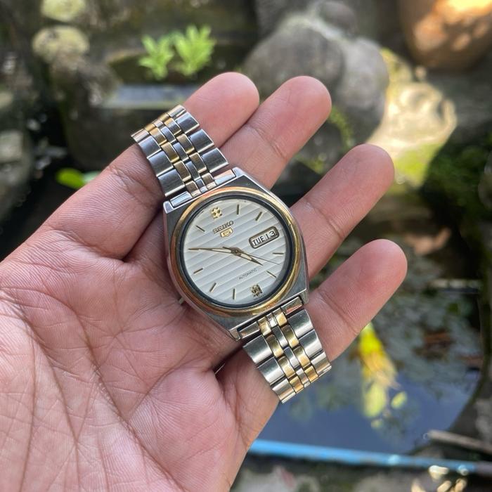 VINTAGE] Seiko 5 Automatic 7S26-8760 Two Tone - Full Original