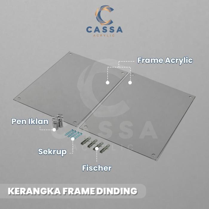 Frame Dinding Akrilik / Bingkai Poster Akrilik Ukuran A3+