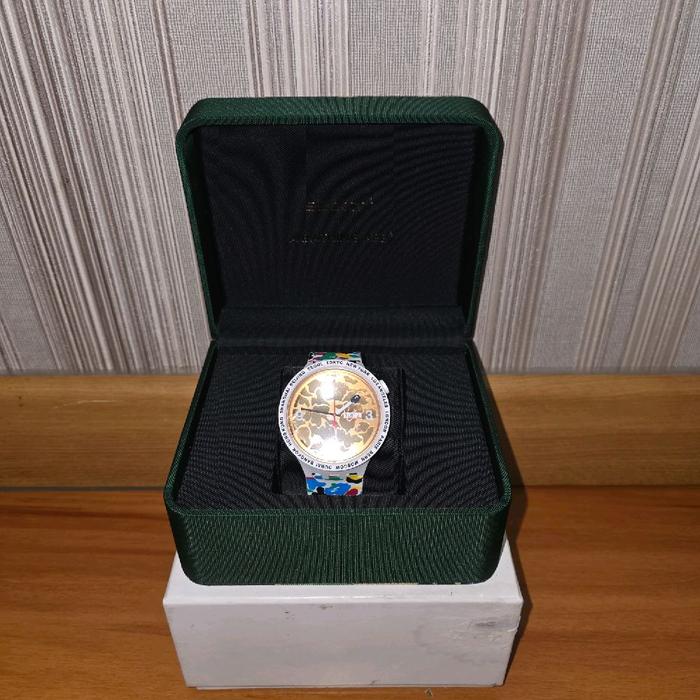 Swatch x Bape Tokyo White Multi Camo