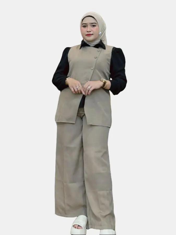 Tabita One Set 3in1 - Setelan Celana Kulot Wanita