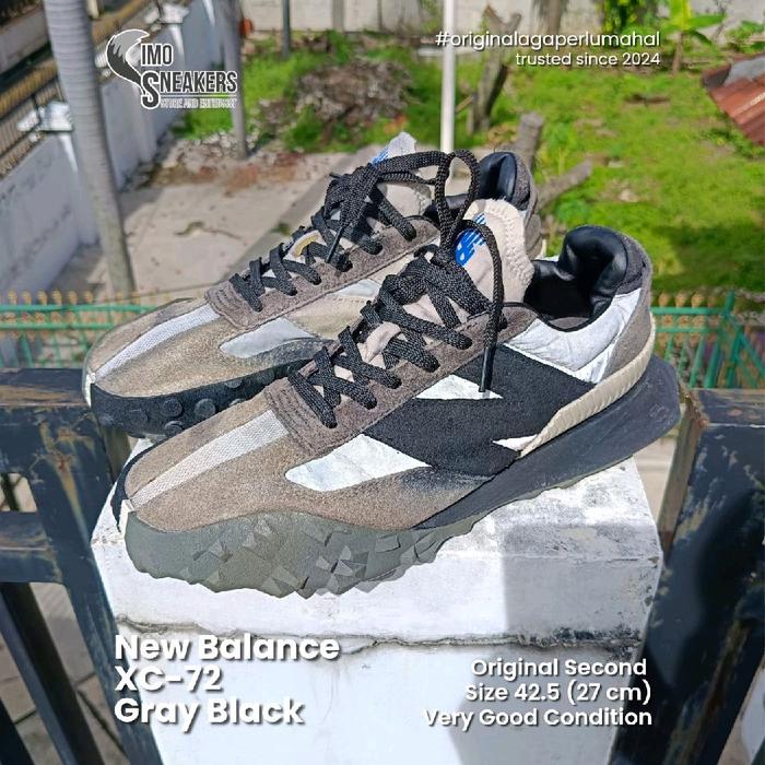 New Balance XC-72 Coklat Abu Hitam Sepatu Sneakers Original