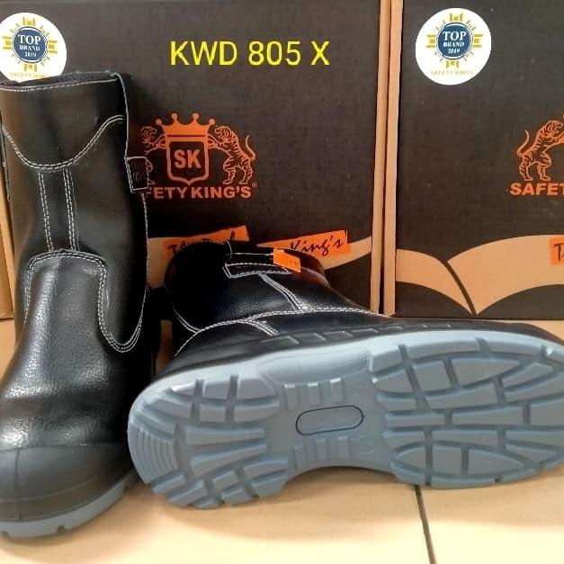 New!!! Sepatu Safety Kings 805 X Hitam / Sepatu Safety Kings / Sepatu Safety Proyek / Sepatu Safety 