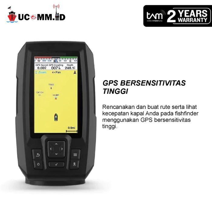 Garmin Striker Vivid 4Cv 4 Cv With Transducer Gt20-Tm Gps Fishfinder Promo