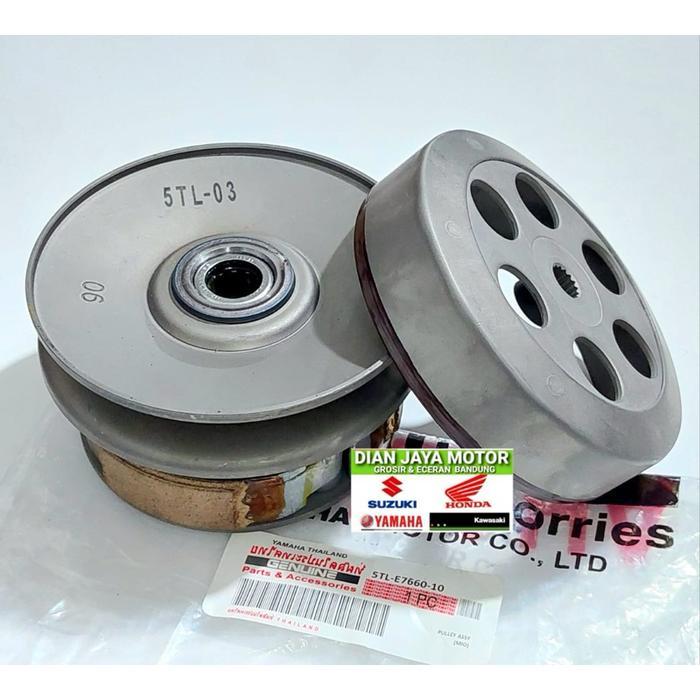 THAILAND PULLEY ASSY 5TL YAMAHA MIO LAMA MIO NEW SMILE MIO SOUL FINO NUVO NOUVO PAKET PULI SET PLUS 