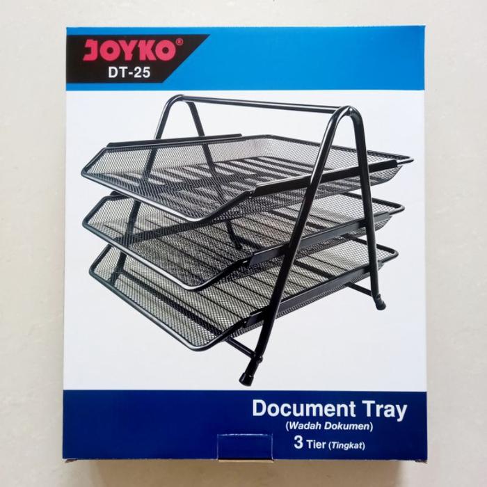 Rak Kertas Dokumen 3 Susun Elevated Latter Tray Besi - Joyko DT-25 MURAH
