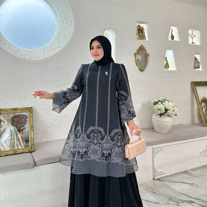 Jihan Dress gamis Terbaru By Irna  Galery Ori Terbaru cantik murah Berkualitas
