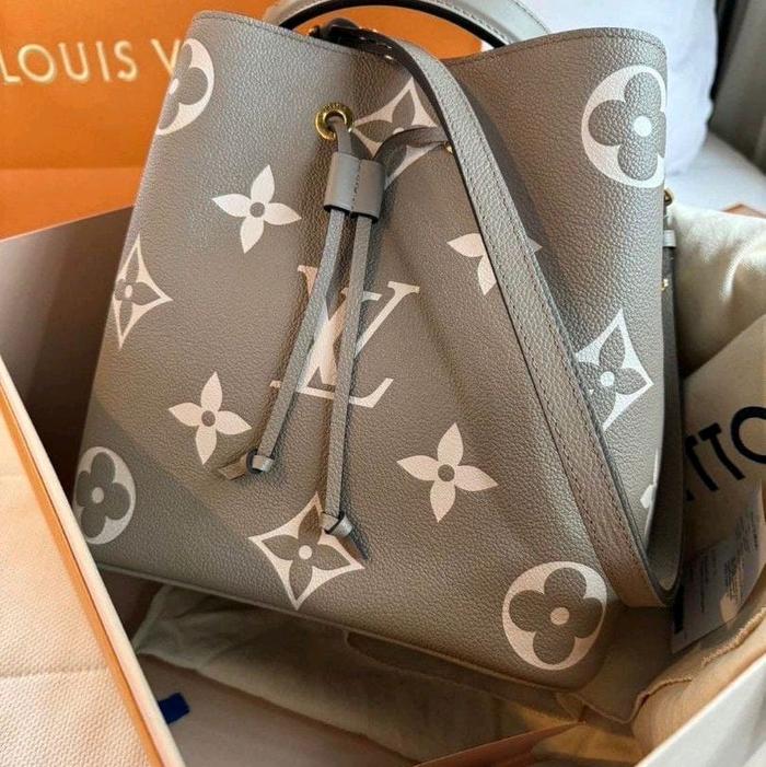 Authentic LV Microchip NeoNoe Bicolor Size MM Preloved