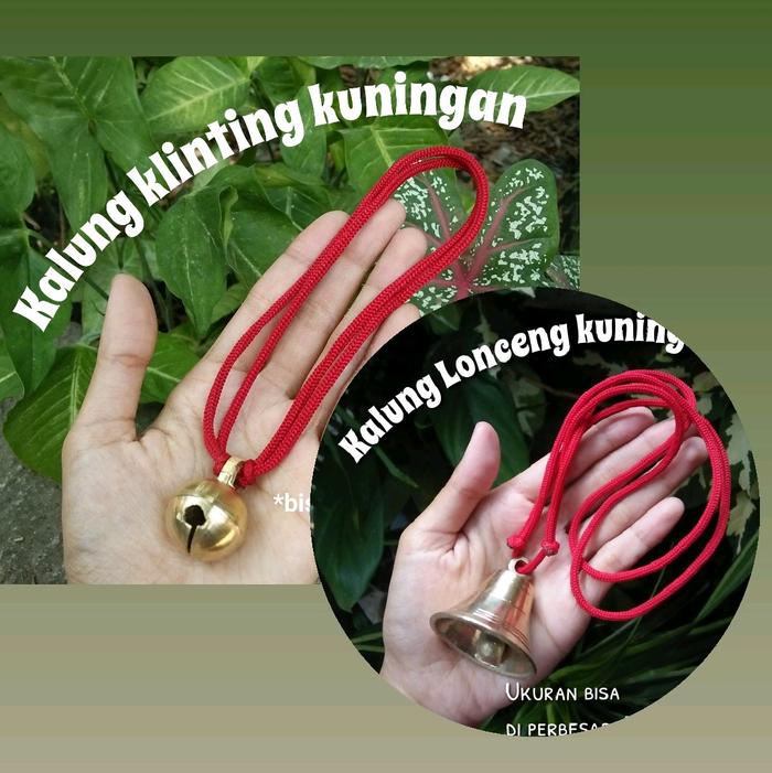KLINTING KUNINGAN & LONCENG KUNINGAN / Bel Kuningan / Kalung hewan / kalung kambing / Kalung sapi /
