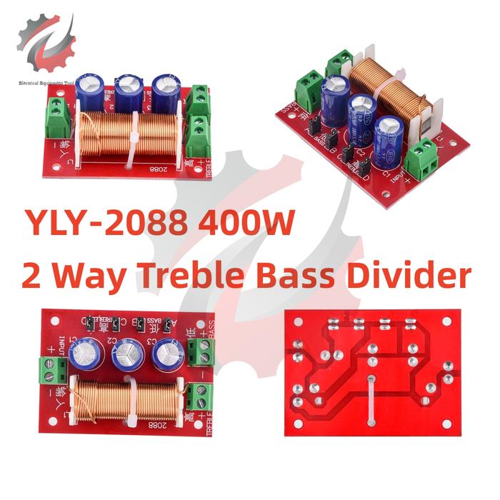YLY-2088 400W Divider DIY Adjustable 2 Way Crossover Filters 1 Unit
