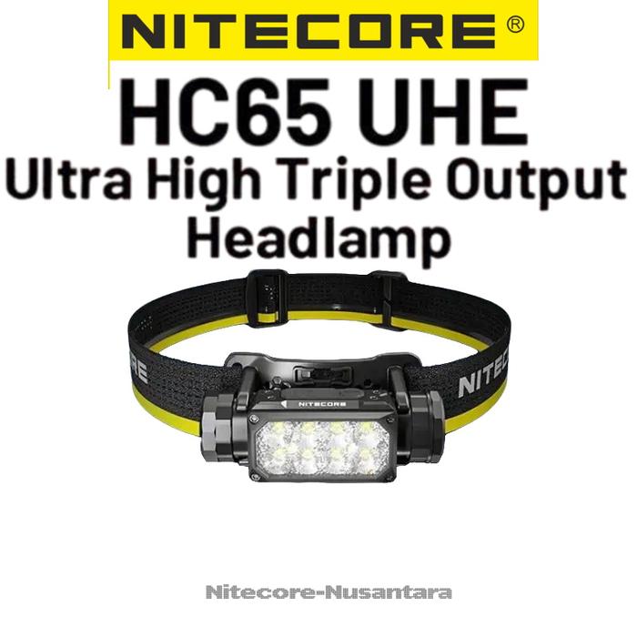 Headlamp NITECORE HC65 UHE 2000 Lumen Senter Kepala LED Ultra High Output
