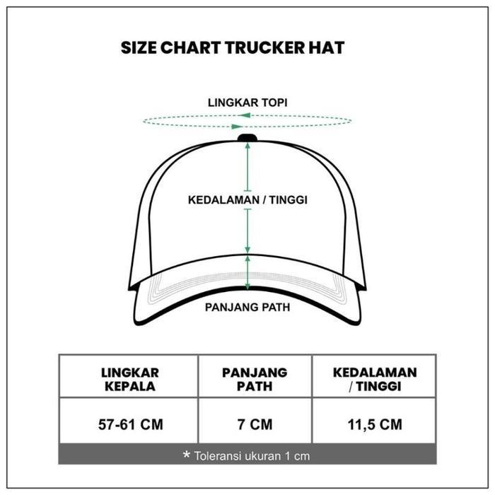QiLa Apparel Topi Trucker ATLETICO MADRID - Topi Distro ATLETICO MADRID Logo - Topi ATLETICO MADRID