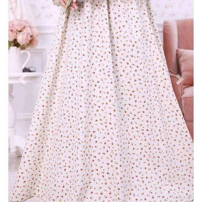 Ditsy Dress Muslim Wanita Nightgown Edisi Juni 2025