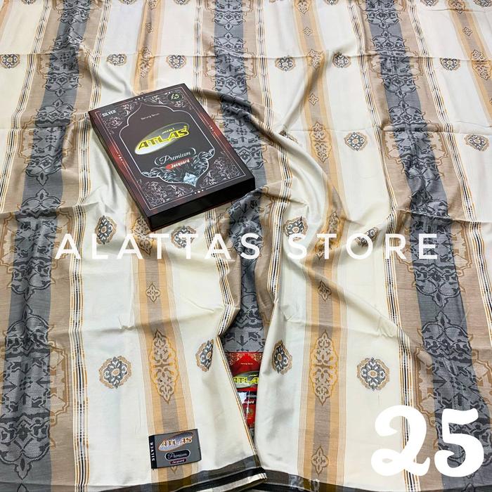 Sarung Atlas Premium Songket Super Silver Ori 100%//Atlas Premium Songket Super//Atlas Kodian// Agen