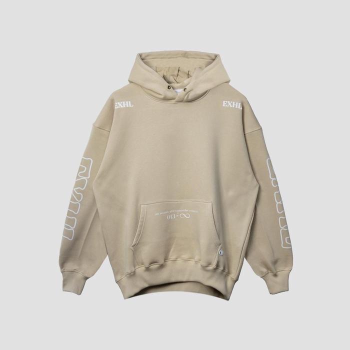 Exhale Apparel Hoodie Oversize Dakota Cream Pria