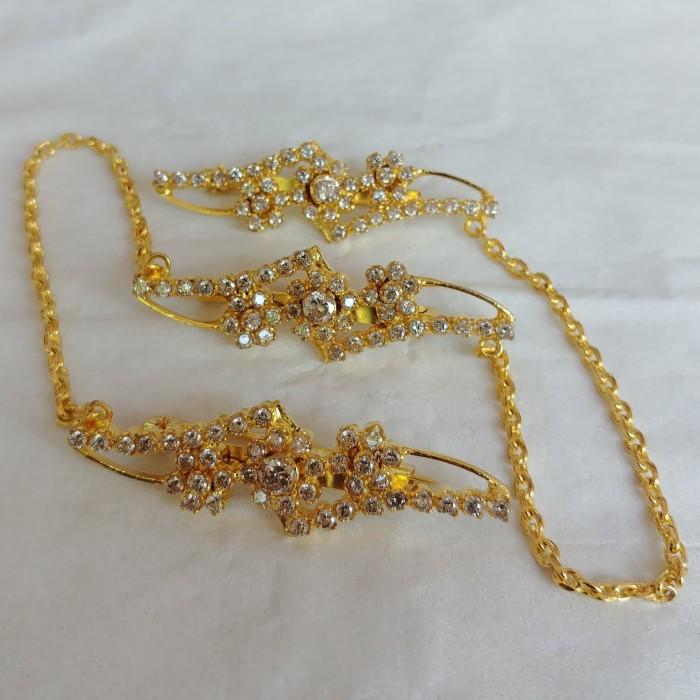 Peniti Kebaya Lapis Emas Asli Mata Minyak