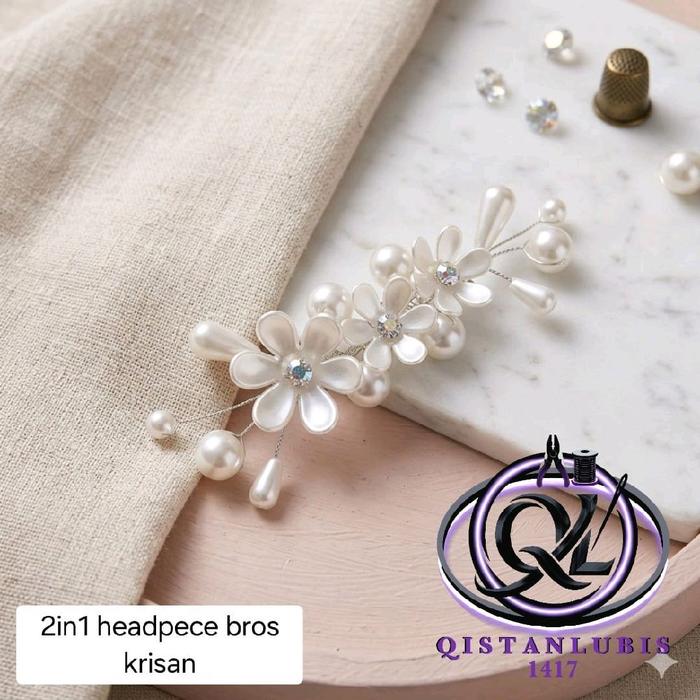 2in1 Bros dan Hiasan Kepala Hijab Headpiece