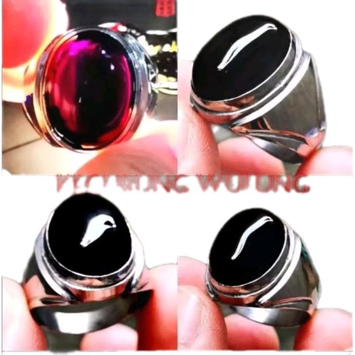 Cod Batu Cincin Akik Kecubung Wulung HQ