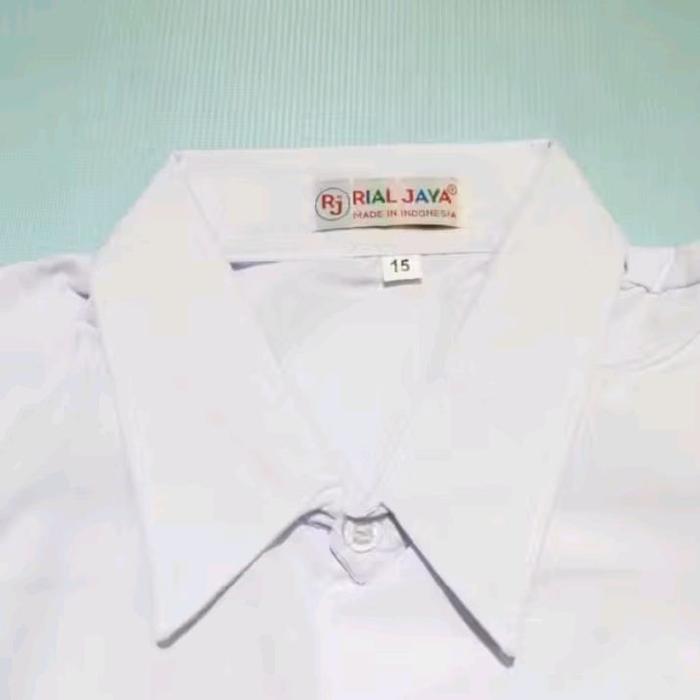 seragam sekolah putih polos, baju bekas layak pakai dapat 2 pcs