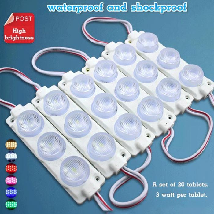 Super Bright Waterproof LED Lamp Beads LED Advertising Injection Molding Module Lightbox Decorative 