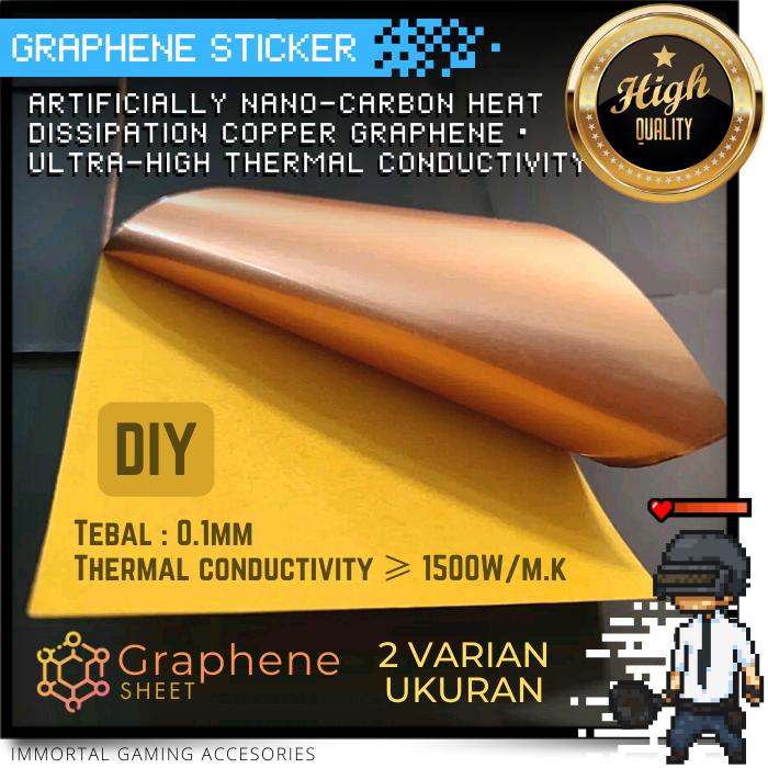 Graphene Copper Sheet Thermal Sticker Graphite for Passive Heatsink Heat Dissipation Spreader Lembar