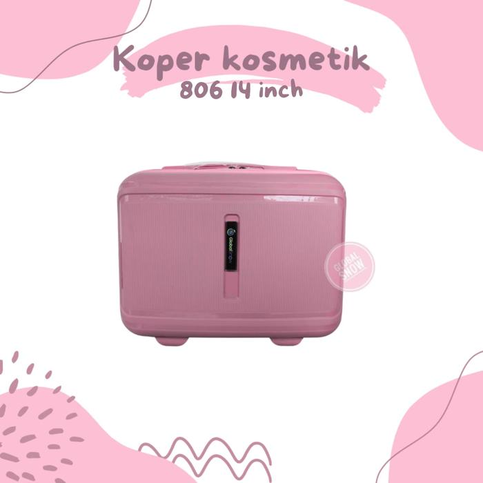 KOPER PP ANTI PECAH 806 14 inch / KOPER 14 INCH / KOPER CUTE / KOPER KOSMETIK / ANTI PECAH TAHAN BAN