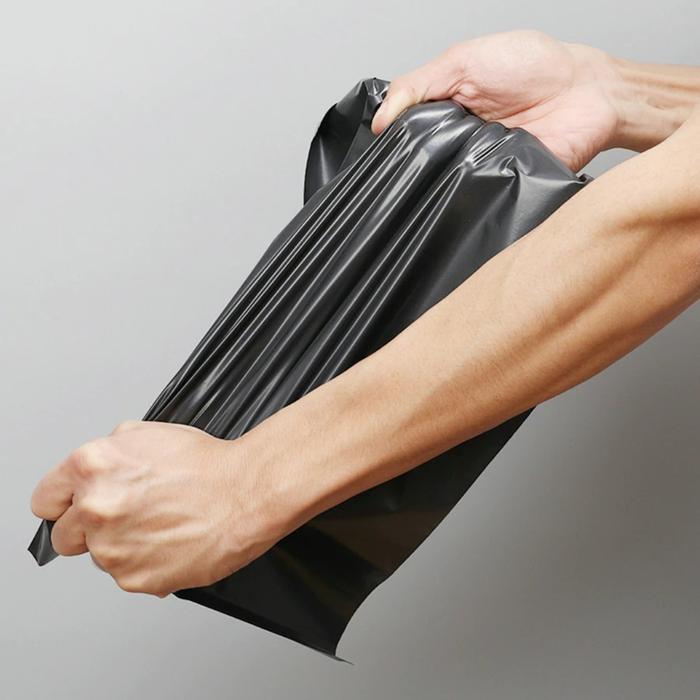 Kantong Amplop Plastik Packing Polybag Recycle 100 PCS 20x30cm - GCHX0ABK Black