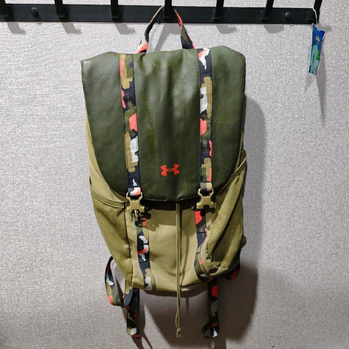Tas Ransel Under Armour Original Second Hijau Army