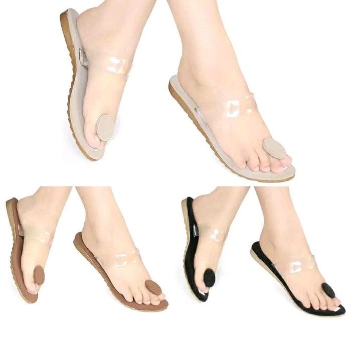 sandal wanita teplek jeli jamur Jj11 Karet Shoes Sendal