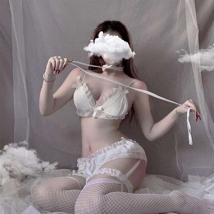 NEW LINGERIE COSPLAY BRA G STRING SET GARTER BRA SEXY DAN STOKING LINGERIE SEXY T08