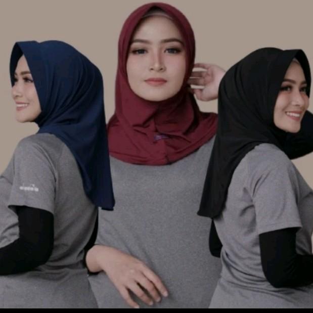 Jilbab Jersy sport Volly Premium
