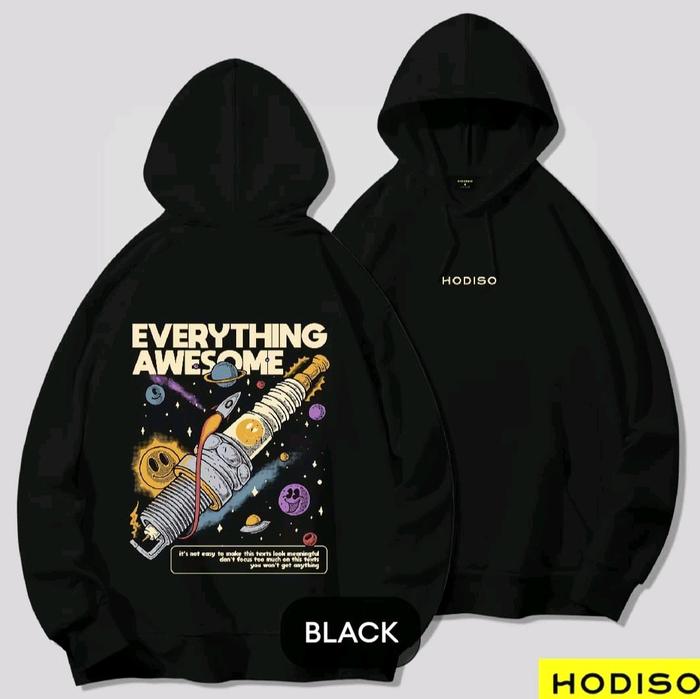 Hoodie Kultivator Wibu Cowok Fleece Sablon
