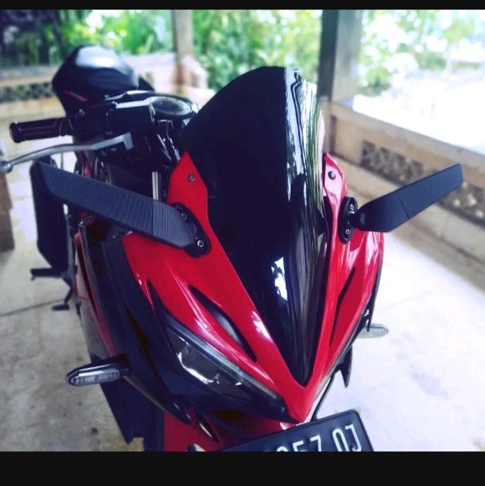 Terbaik Spion Winglet Fairing Stealth Full Cnc Spion Motor Moge Kaca Mirror Universal Ninja Zx25 Zx1