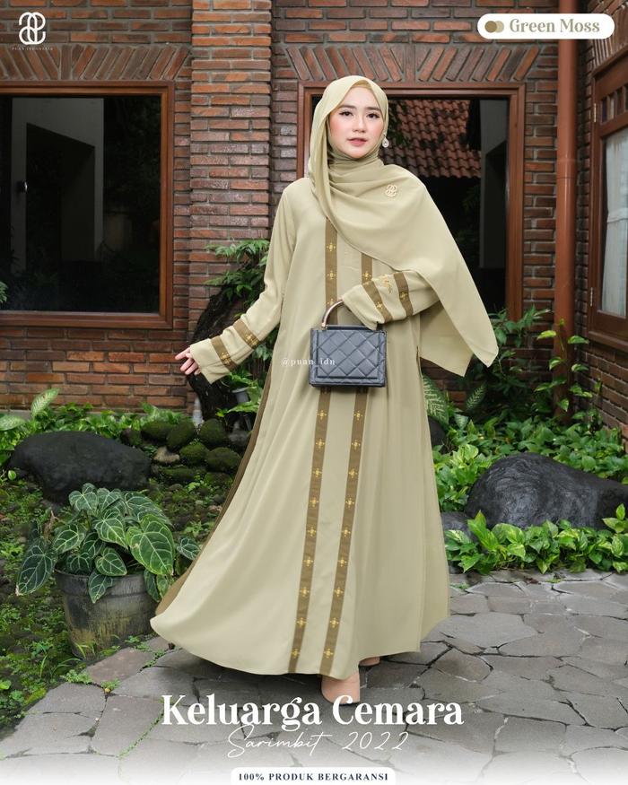 PUAN INDONESIA - Abaya Sarimbit Keluarga Cemara