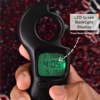 Azan Clock with Tasbih Digital Athan Watch Direction Backlight