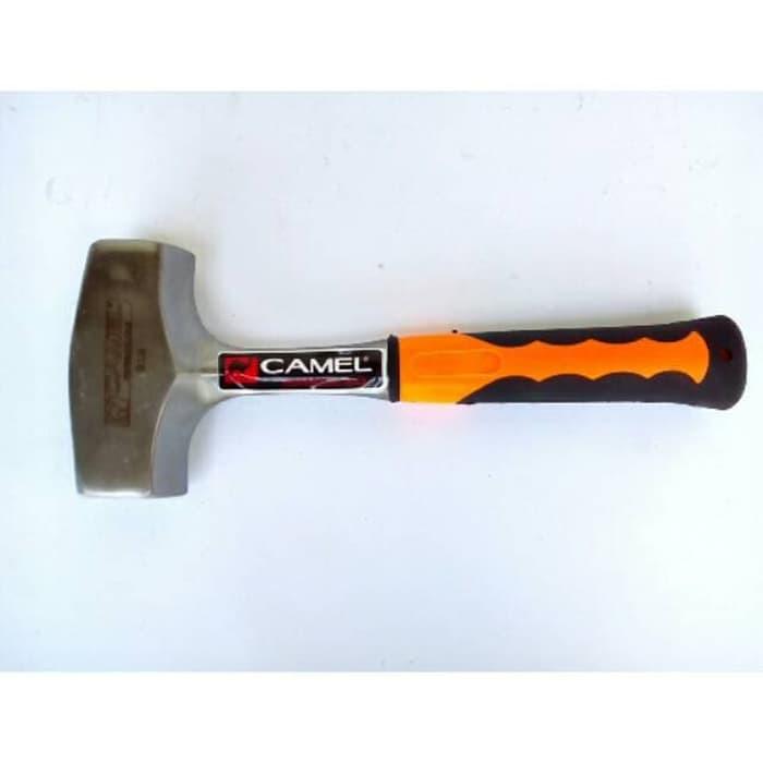 Palu Besi 2000Gr Gagang Fiber / Stoning Hammer Lippro 2Kg
