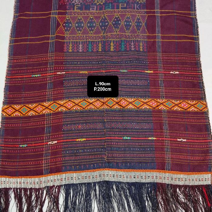 Ulos Sadum Sipirok tenun lama pakaian adat mandailing